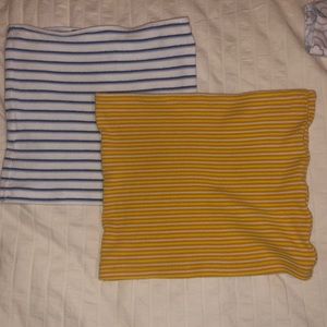 2 brandy melville tube tops
